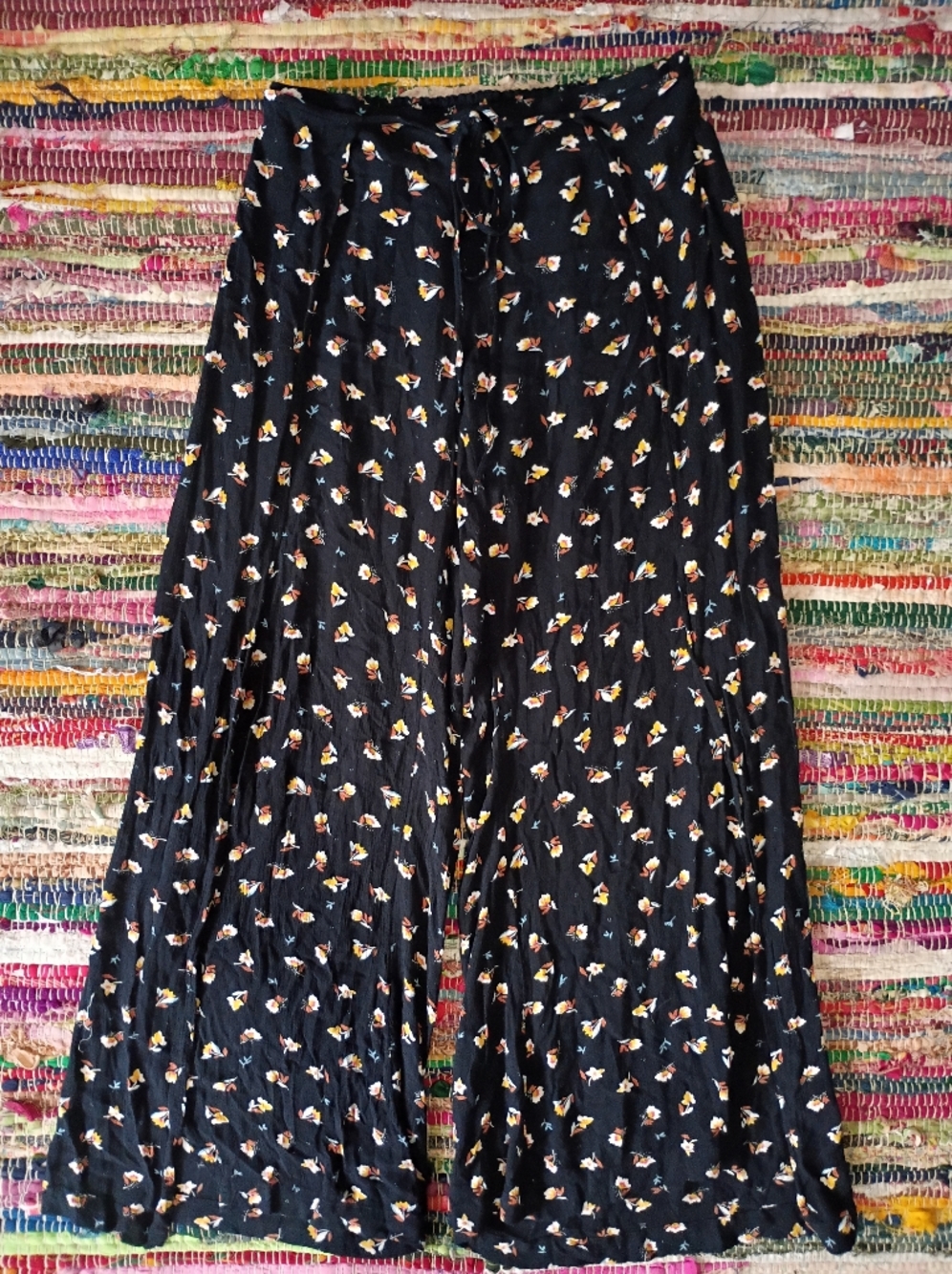 Billabong Floral Print Flowy Beach Pants